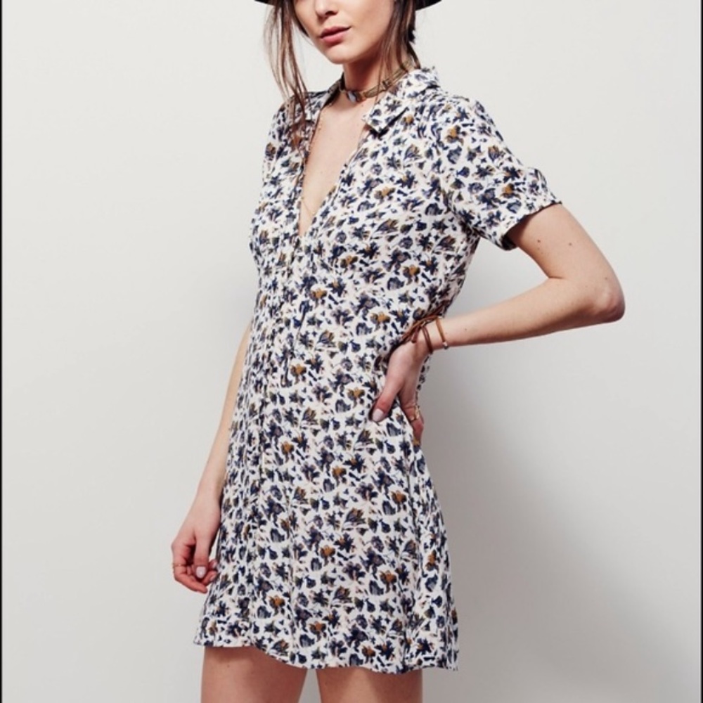 Free People Melody Floral Mini Dress